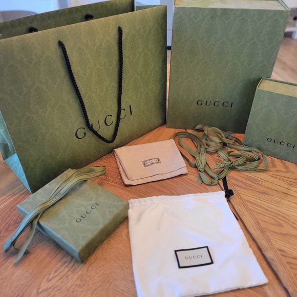 Gucci Accessories Authentic Gucci Boxes Bags Ribbons And Dust Bags